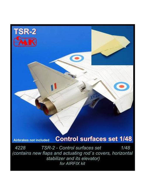 CMK - TSR-2 Control Surfaces Set für Airfix Bausatz