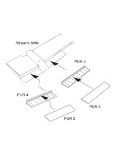 CMK - Martin B-57B Landing flaps for Airfix