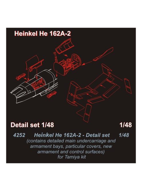 CMK - Heinkel He-162A-2 Detail Set (Tam) GWWII