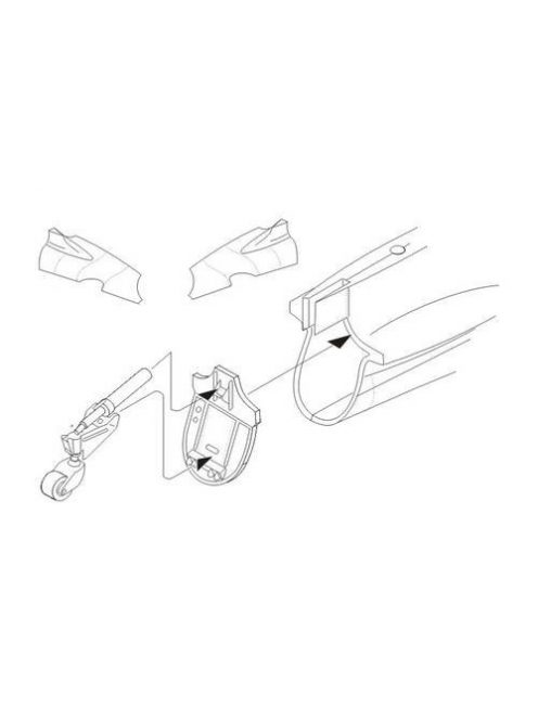 CMK - 1/48 Mitsubishi A6M3/5 - Tail cone set for TAM