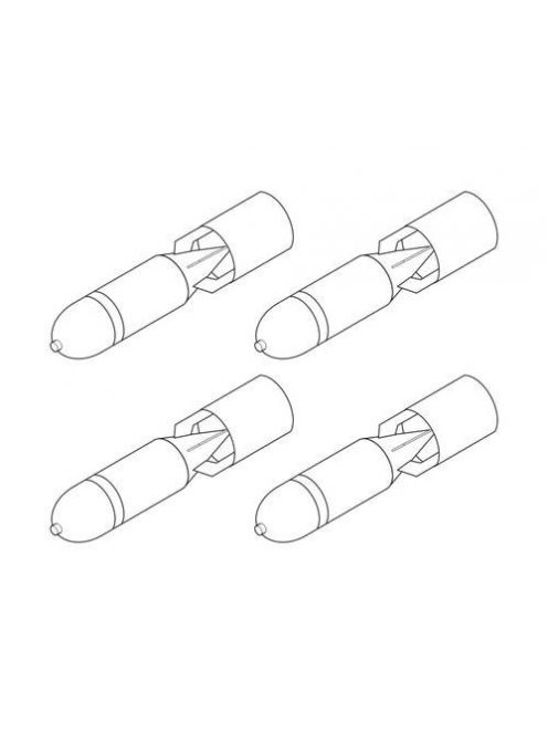 CMK - WWII RAF MC Bomb Mk.I 250lb (4pcs.)