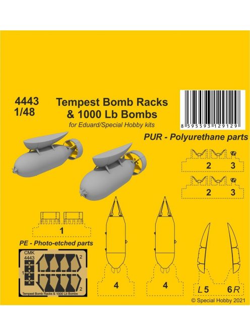 CMK - Tempest Bomb Racks & 1000 Lb Bombs