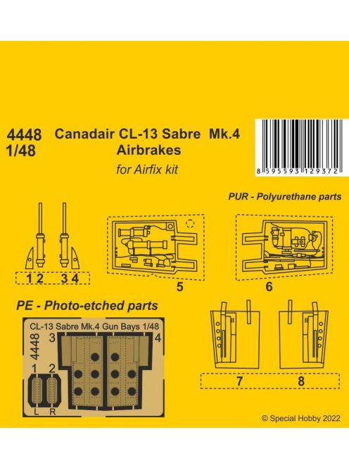 CMK - Canadair CL-13 Sabre Mk.4 Airbrakes