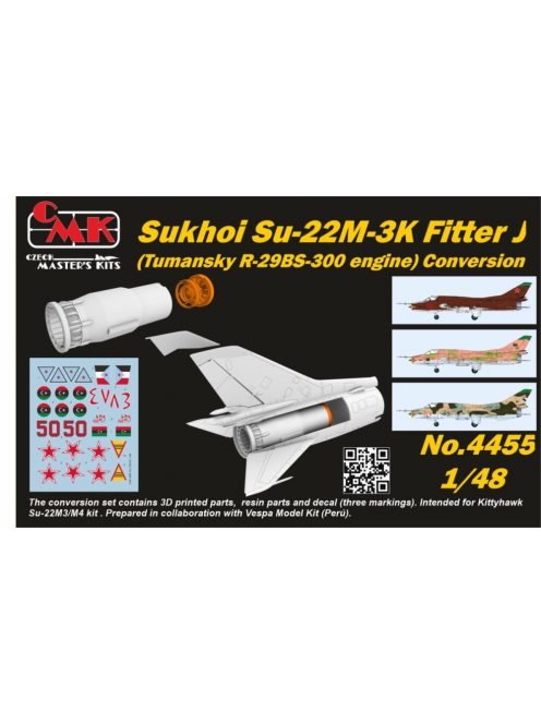 CMK - 1/48 Sukhoi Su-22M-3K Fitter J (Tumansky R-29BS-300 engine) Conversion