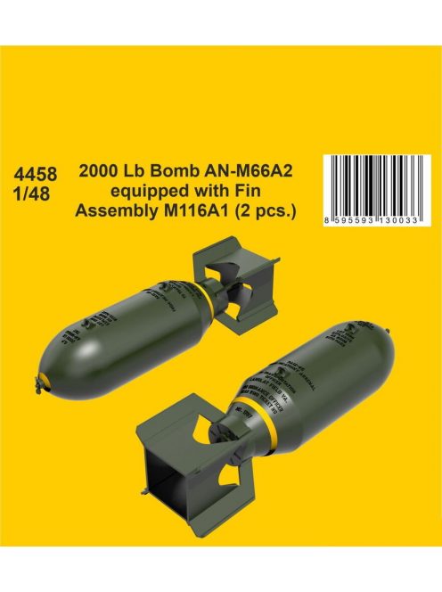 CMK - 2000 Lb Bomb AN-M66A2 equipped with Fin Assembly M116A1 (2 pcs.)