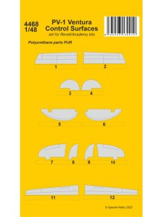 CMK - 1/48 PV-1 Ventura Control Surfaces