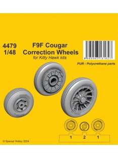   CMK - 1/48 F9F Cougar Correction Wheels / for Kitty Hawk kits