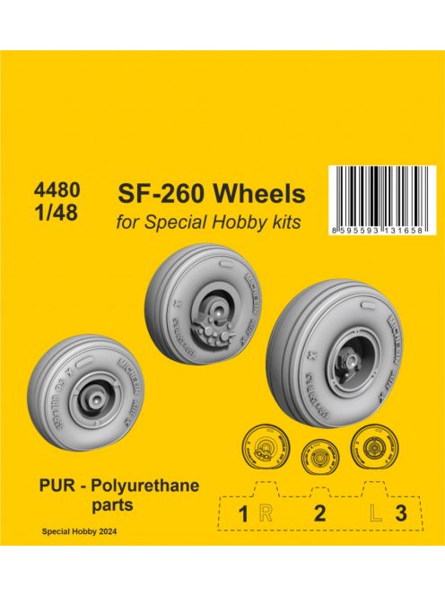 CMK - 1/48 SF-260 Wheels / for SH kits