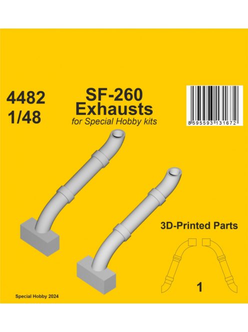 CMK - 1/48 SF-260 Exhausts  / for SH kits