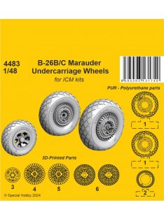   CMK - 1/48 B-26B/C Marauder Undercarriage Wheels / for ICM kit