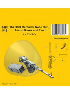   CMK - 1/48 B-26B/C Marauder Nose Gun, Ammo Boxes and Feed / for ICM kit