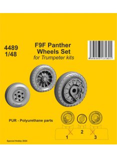 CMK - 1/48 F9F Panther Wheels Set / for Trumpeter kits