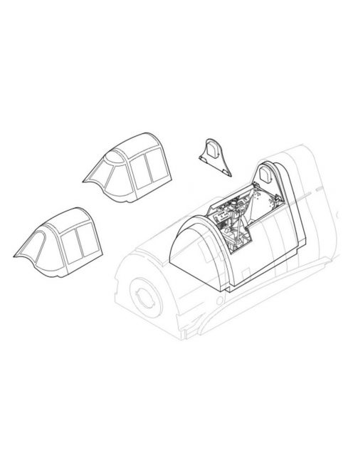 CMK - F6F/-3 Hellcat, Cockpit, Resin + Photoetch