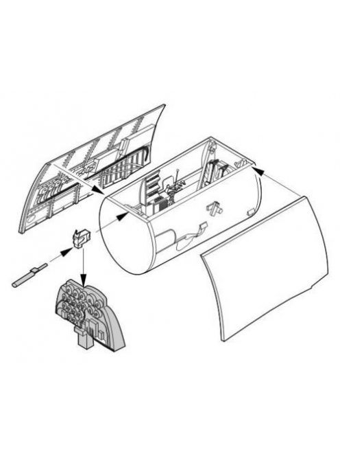 CMK - Me 262A interior set für Trumpeter-Bausatz