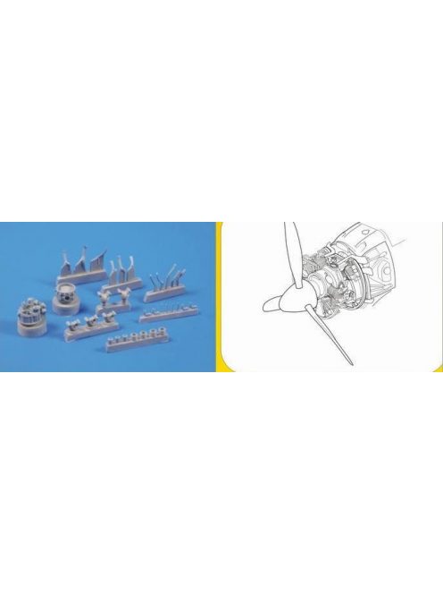 CMK - A6M5 Zero engine set