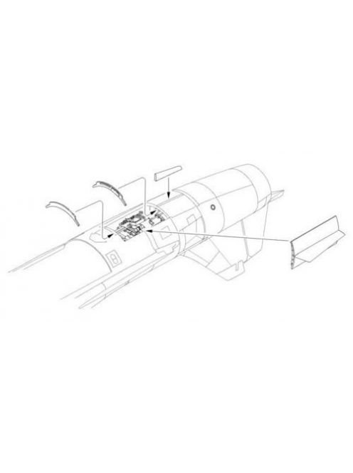 CMK - F-104G Starfighter Engine set USA (HAS)