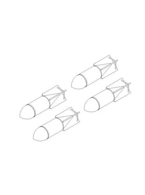 CMK - WWII German bomb SC 250kg (4 pcs)