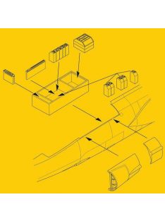 CMK - F-104G/SElectronics and Ammo Boxes Set