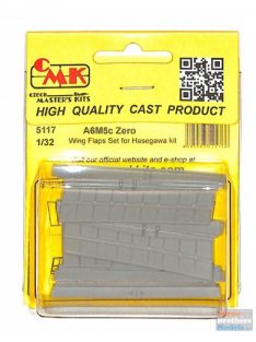 CMK - A6M5c Zero-Wing Flaps Set 1/32 for Hasegawa kit