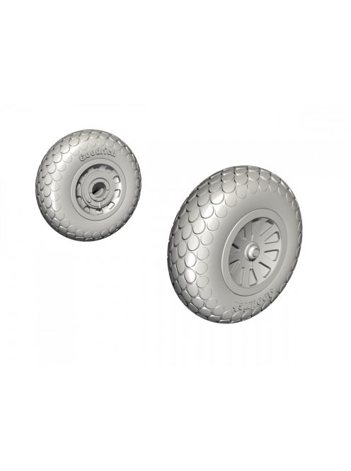 CMK - P-51D Mustang-Wheels(Oval Tread Pattern)