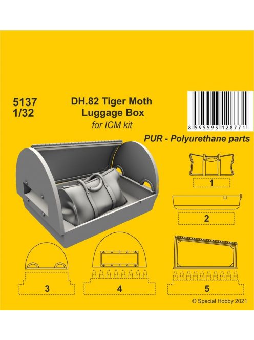 CMK - DH.82 Tiger Moth Luggage Box (ICM kit)