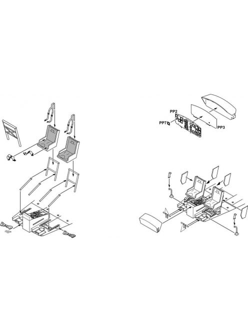 CMK - UH-1D Interior set (DRA), USA, Modern