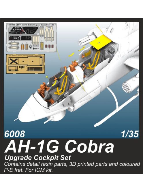 CMK - AH-1G Cobra Upgrade Cockpit Set 1/35 / for ICM kits