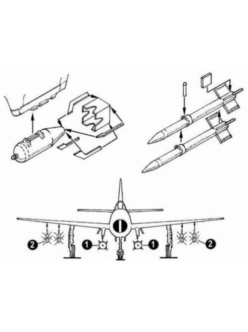 CMK - 1/72 F-84 - armament set for TAM