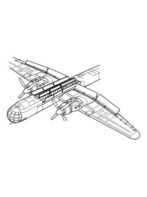 CMK - Heinkel He 177A, Flaps, control s. Bomb r.