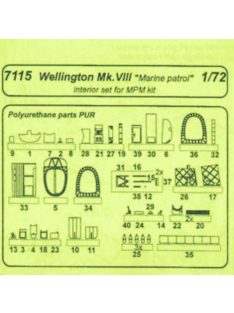   CMK - Wellington Mk.VIII Marine Patrol Int. Resin Detail Set für MPM-Bausatz