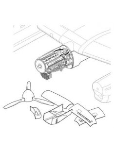   CMK - Lancaster Mk.I/III Motor-Detailset für Hasegawa-Bausatz