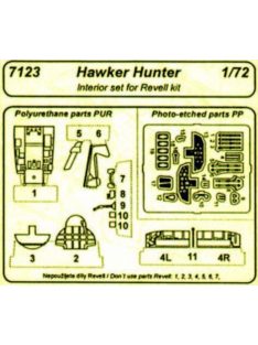 CMK - Hawker Hunter Interior Set für Revell-Bausatz