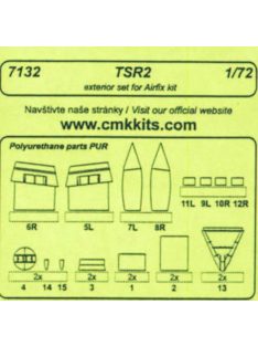 CMK - TSR 2 -  exterior set für Airfix Bausatz