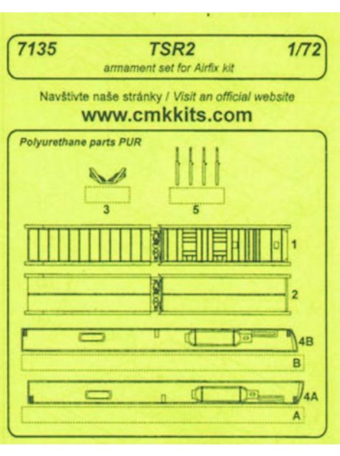 CMK - TSR - 2 Armament Set Resin Detail Set für Airfix-Bausatz