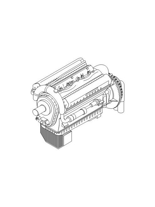 CMK - Rolls Royce Merlin XX Engine