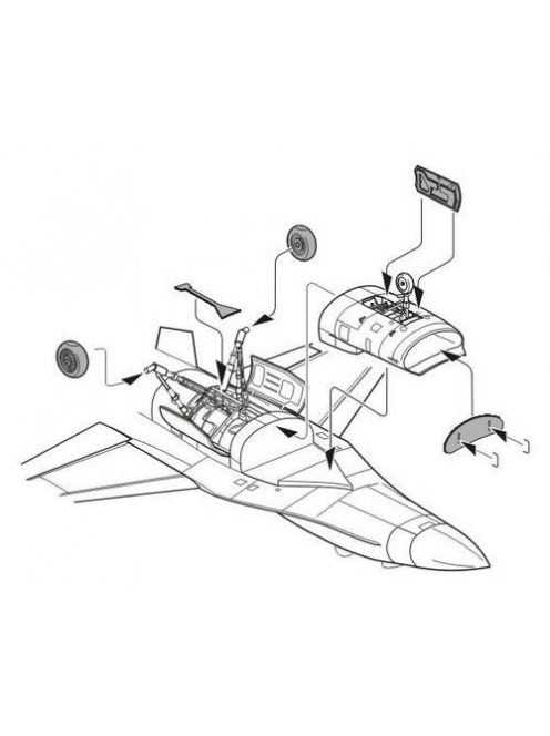 CMK - F-16CG/JC Fightning Falcon Undercarriage