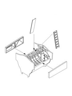 CMK - B-17G Flying Fortress Bomb bay set (REV)