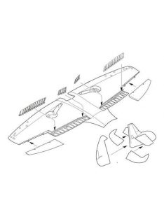 CMK - Spitfire PR Mk.XIX Control surfaces set