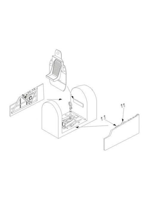 CMK - Typhoon Mk.I Bubble Canopy-Interior set