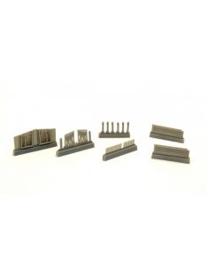   CMK - P-40-Undercarriage Set(Contains Wheel Structure And Canvas Covers)