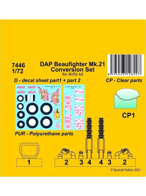 CMK - DAP Beaufighter Mk.21 Conversion Set