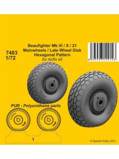   CMK - Beaufighter Mk.VI/X/21 Mainwheels - Late Wheel Disk / Hexagonal Tread Pattern