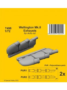 CMK - Wellington Mk.II Exhausts 1/72 / for Airfix kit