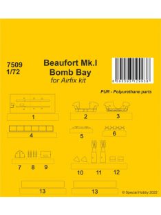 CMK - 1/72 Beaufort Mk.I Bomb Bay / Airfix kit