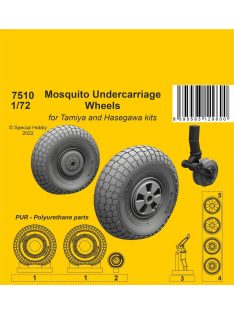   CMK - Mosquito Undercarriage Wheels / for 1/72 Tamiya and Hasegawa kits