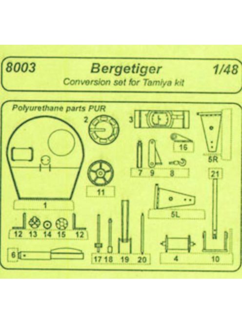 CMK - Bergetiger - conversion set für Tamiya Bausatz