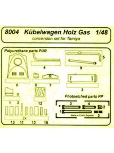 CMK - Kübelwagen Holzgas für Tamiya Bausatz