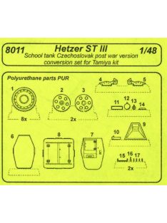   CMK - Hetzer ST III Czech post-war version für Tamiya-Bausatz