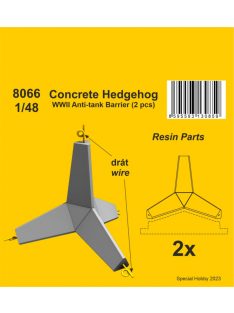   CMK - 1/48 Concrete Hedgehog - WWII Anti-tank Barrier (2 pcs.)