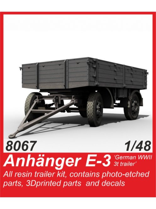 CMK - 1/48 Anhänger E-3 ‘German WWII Trailer’